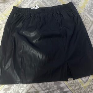 Leather skirt